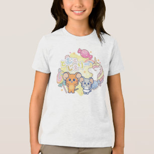T-shirt En Tri-matière Anime Magique Candyland avec Jerry et Tuffy