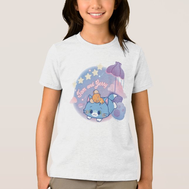 T-shirt En Tri-matière Anime Tom et Jerry Dreamy Nights (Recto)