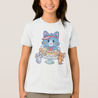 T-shirt En Tri-matière Anime Tom, Jerry et Tuffy Dessert Parlor