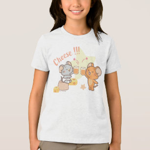 T-shirt En Tri-matière Anime Tuffy et Jerry Cheese au fromage