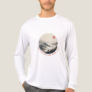 T-shirt En Tri-matière Année du Cheval 2026 Nouvel An Chinois Montagne