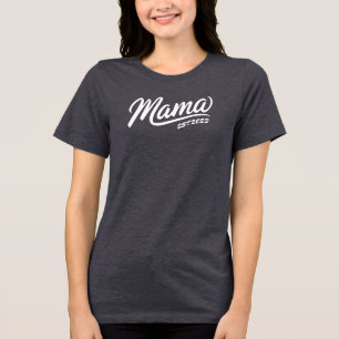 T-shirt En Tri-matière Année et âge de naissance personnalisés. Chemises 