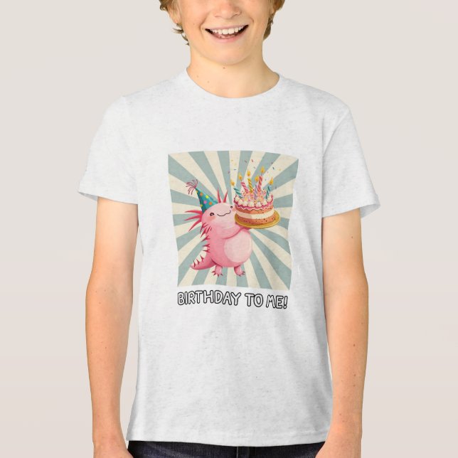 T-shirt En Tri-matière Anniversaire Axolotl (Recto)