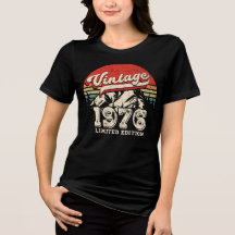 Anniversaire Vintage 1976 Rétro 50e Anniversaire P