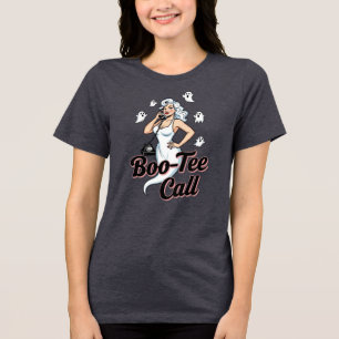 T-shirt En Tri-matière Appel de Boo-Tee sur un thème de fantôme drôle