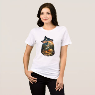 T-shirt En Tri-matière Appel de la nature - Aventure de camping