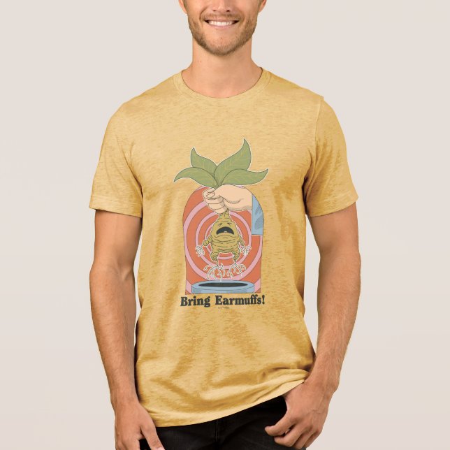 T-shirt En Tri-matière "Apportez des cache-oreilles !" Graphisme hurleur  (Recto)