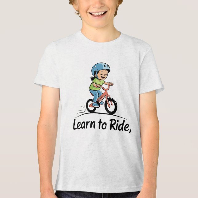 T-shirt En Tri-matière Apprendre à rouler (Recto)