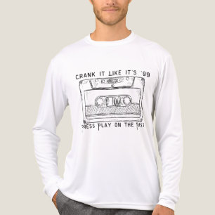 T-shirt En Tri-matière Appuyez sur Lecture sur le Passé – Âme Stéréo Rétr