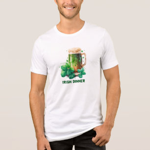 T-shirt En Tri-matière Aquarelle Bière verte