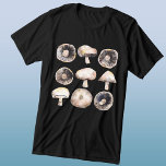 T-shirt En Tri-matière Aquarelle de champignon<br><div class="desc">Peinture minimaliste aquarelle de champignons dans des tons neutres de brun et de gris. Art original de Nic Squirrell. Parfait pour les végétariens,  les végétaliens,  les cuisiniers et les chefs.</div>