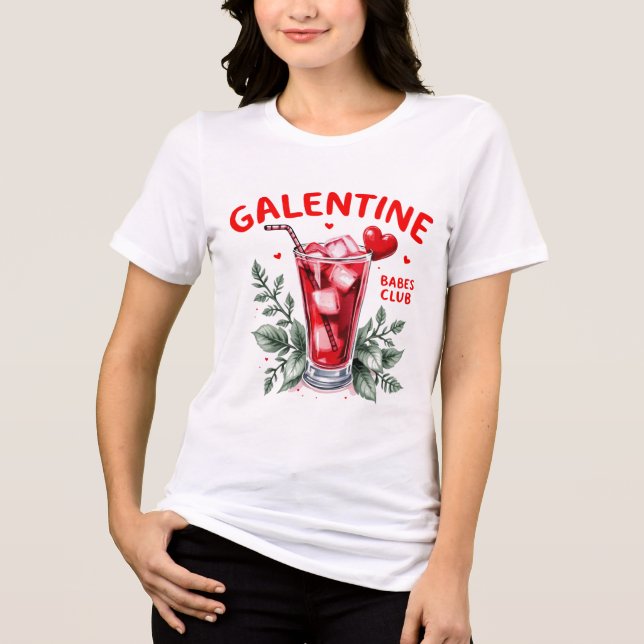 T-shirt En Tri-matière Aquarelle des Bébés de Galentine (Recto)