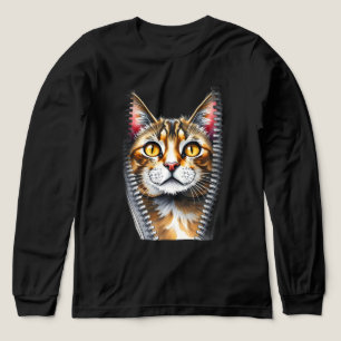 T-shirt En Tri-matière Aquarelle mignonne belle collection de chats moder