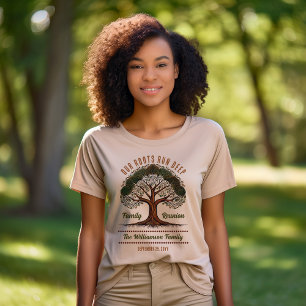 T-shirt En Tri-matière Arbre de vie   Réunion familiale