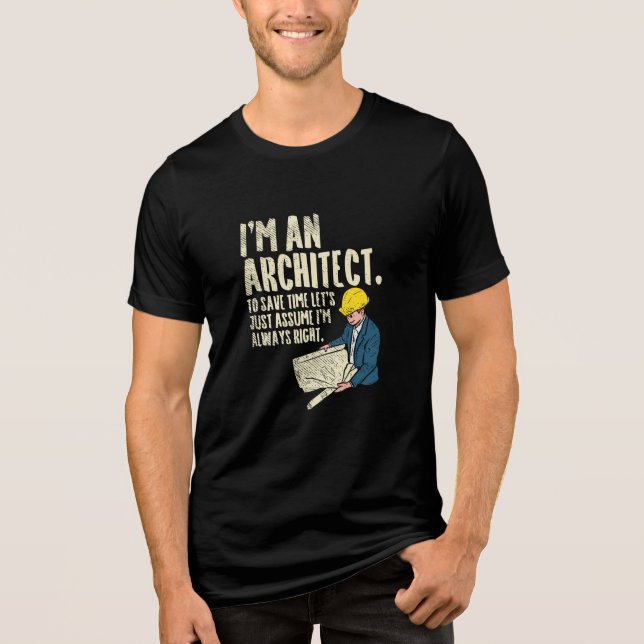 T-shirt En Tri-matière Architect - I'm (Recto)