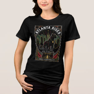T-shirt En Tri-matière Art Atlanta se lève Black Panther Excellence noire