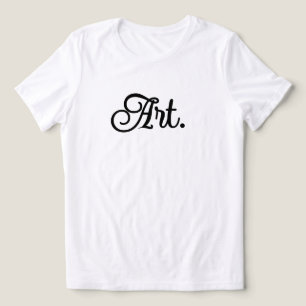 T-shirt En Tri-matière Art - Citation minimaliste d'un mot femmes