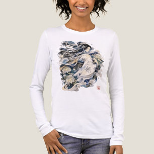 T-shirt En Tri-matière Art de la femme de neige japonaise Yokai d'hiver