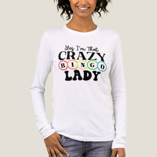 T-shirt En Tri-matière Art de mot de dame de bingo folle drôle