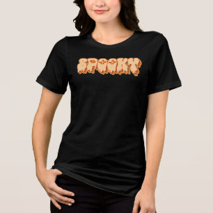 T-shirt En Tri-matière Art de typographie rétro effrayant et design groov