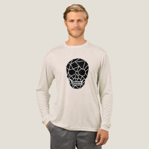 T-shirt En Tri-matière Art du crâne géométrique Hommes