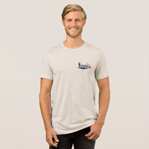 T-shirt En Tri-matière Art graphique de pêche à la basse vintage [Mode cl