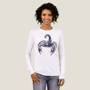 T-shirt En Tri-matière Art mécanique du scorpion cyber iridescent