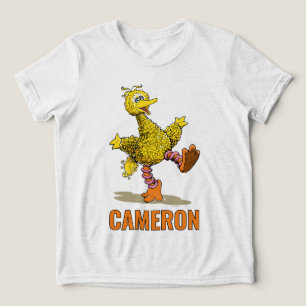 T-shirt En Tri-matière Art Rétro Gros Oiseau