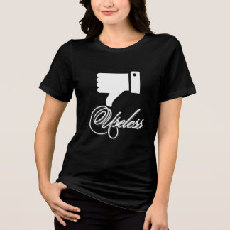 T-shirt En Tri-matière Art script inutile