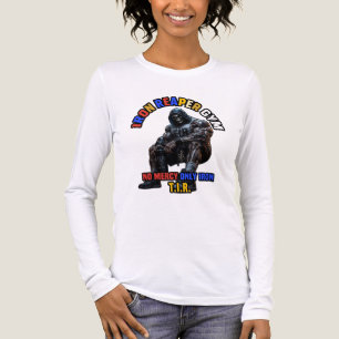 T-shirt En Tri-matière Art techno-mécanique de gorille cybernétique