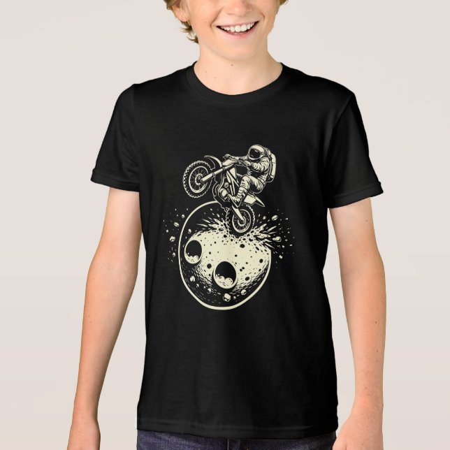 T-shirt En Tri-matière Astronaute faisant une roue sur Mars (Recto)