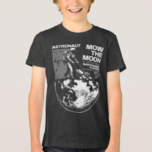 T-shirt En Tri-matière Astronaute Tond la Lune – Entretien de l'Espace Dr