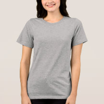 Athletic Grey Tri-Blend Scoop Tee