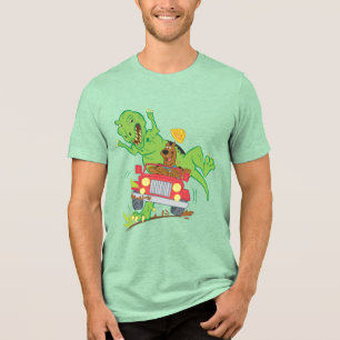 T-shirt En Tri-matière Attaque Scooby Doo T-Rex
