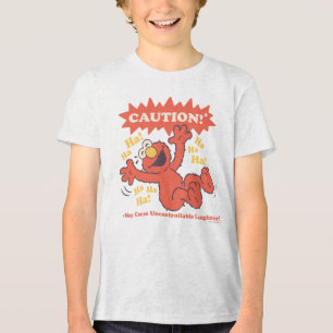 T-shirt En Tri-matière Attention Elmo qui rit à l'approche