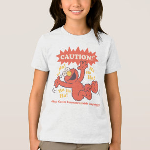 T-shirt En Tri-matière Attention Elmo qui rit à l'approche