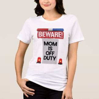 T-shirt En Tri-matière Attention Maman hors service