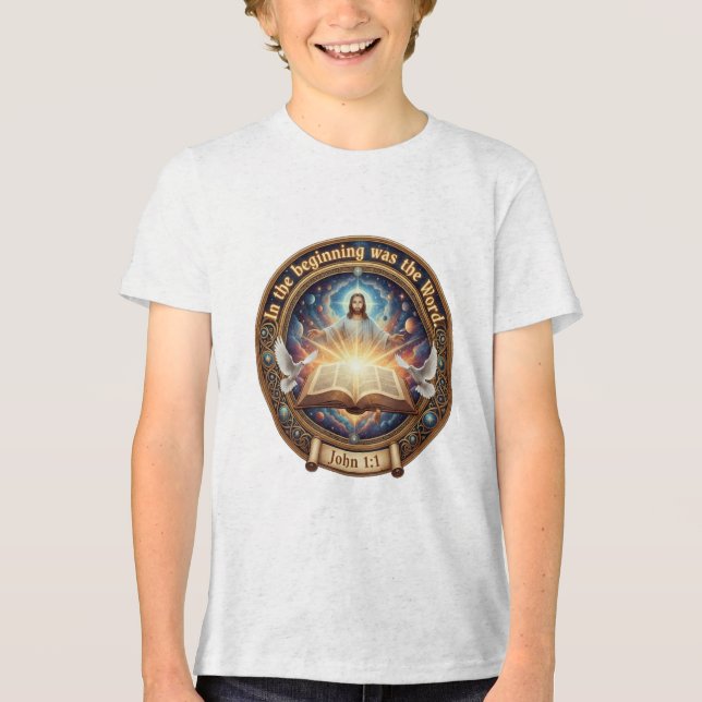 T-shirt En Tri-matière Au commencement était la Parole (Recto)