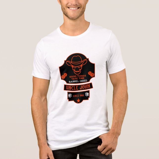 T-shirt En Tri-matière Au-Dessus De La Colline Vieillir (Recto)