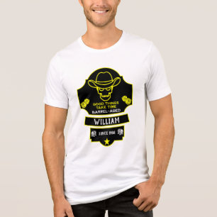 T-shirt En Tri-matière Au-Dessus De La Colline Vieillir