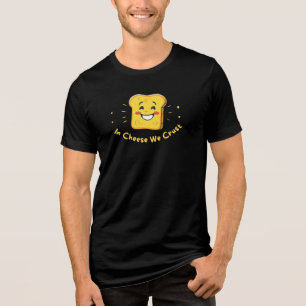 T-shirt En Tri-matière Au Fromage Nous Croûtons - Conception De Jeu De To