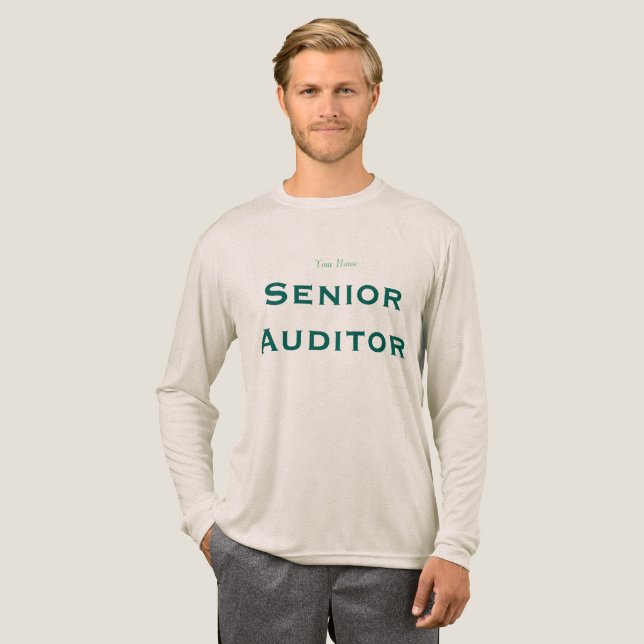 T-shirt En Tri-matière "Auditeur principal" (Recto complet)