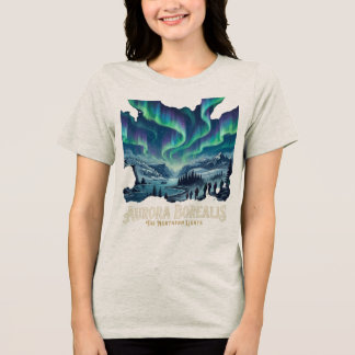 T-shirt En Tri-matière Aurore Boréale