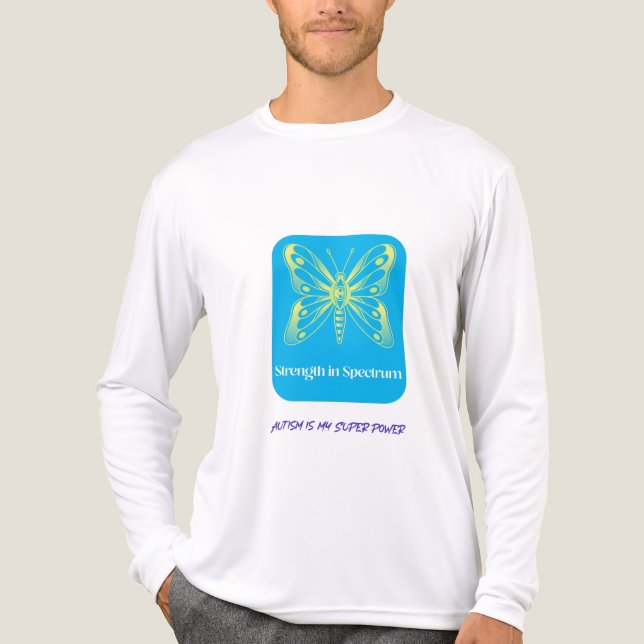 T-shirt En Tri-matière Autisme : Ma superpuissance (Recto)