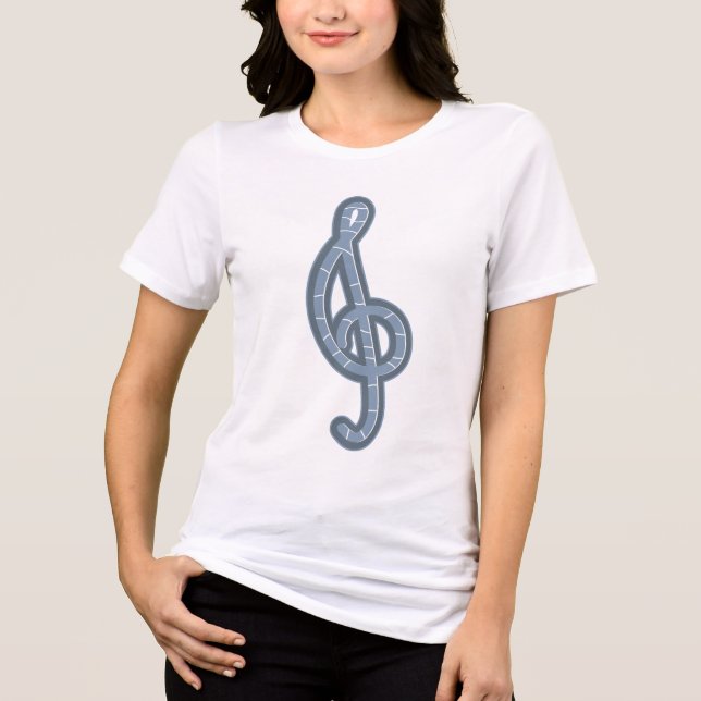 T-shirt En Tri-matière autocollant à clé (Recto)