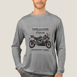 T-shirt En Tri-matière Autocollant d'art de moto à deux roues