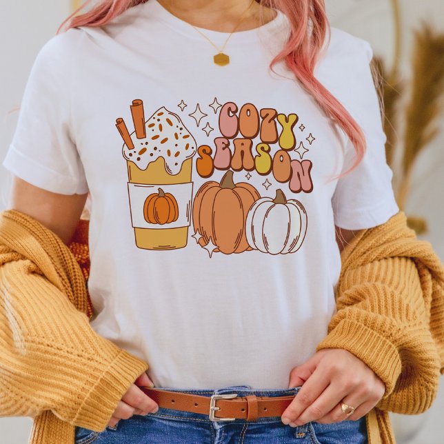 T-shirt En Tri-matière Automne Cosy Saison Citrouille Spice Boisson et Ci (Créateur téléchargé)