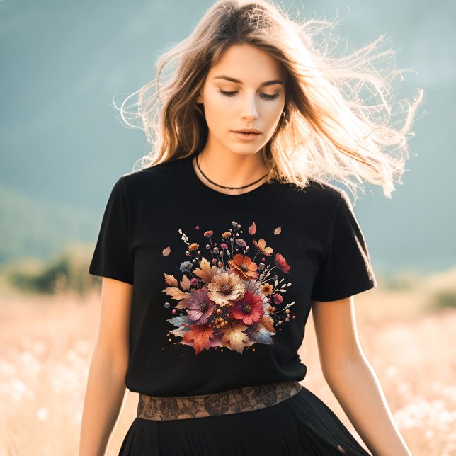 T-shirt En Tri-matière Automne Fleur sauvage (Créateur téléchargé)