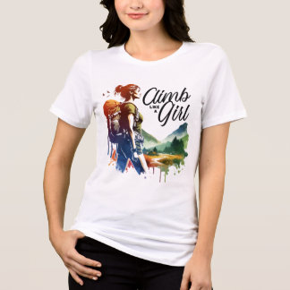 T-shirt En Tri-matière Autonomisation féminine Hiker Tee, Escalade de mon