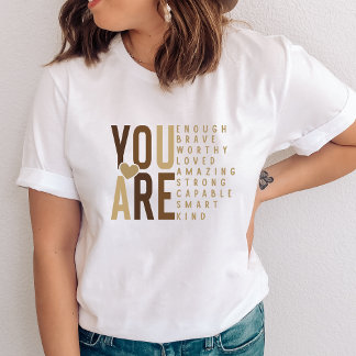 T-shirt En Tri-matière Autonomisation Inspirante des Femmes